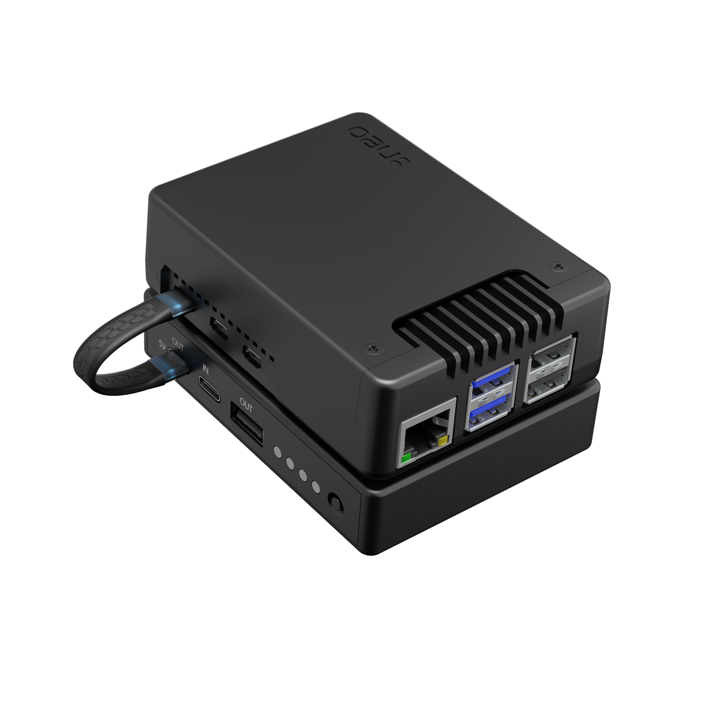 Argon PWR 27W UPS for RPi 5 5000mAh | Designed for Raspberry Pi 5
