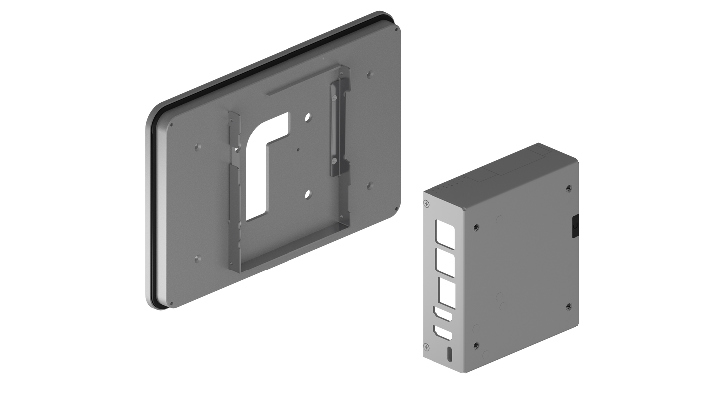 Argon Industria HMI 7C Enclosure for Official Raspberry Pi 7-Inch Screen (Case Only)