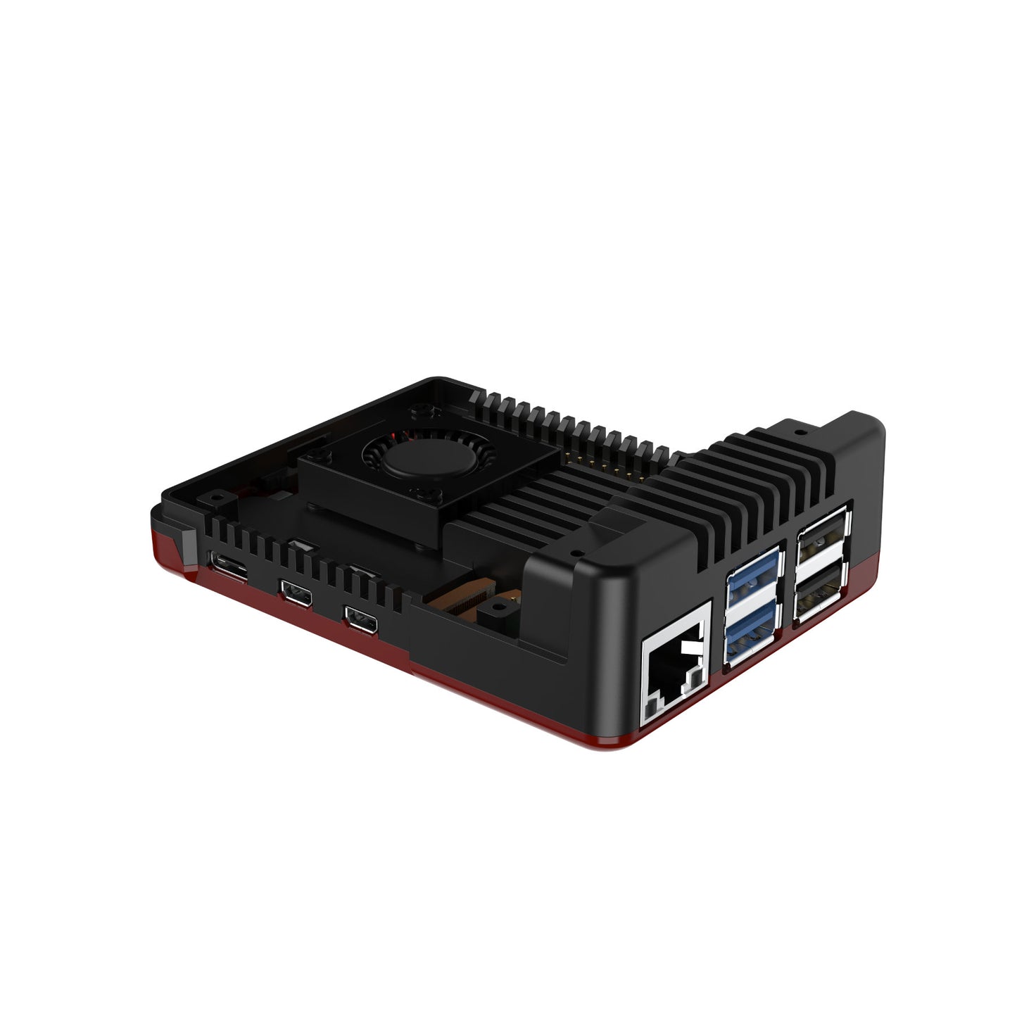 Argon NEO 5 BRED Case for Raspberry Pi 5 with built-in fan