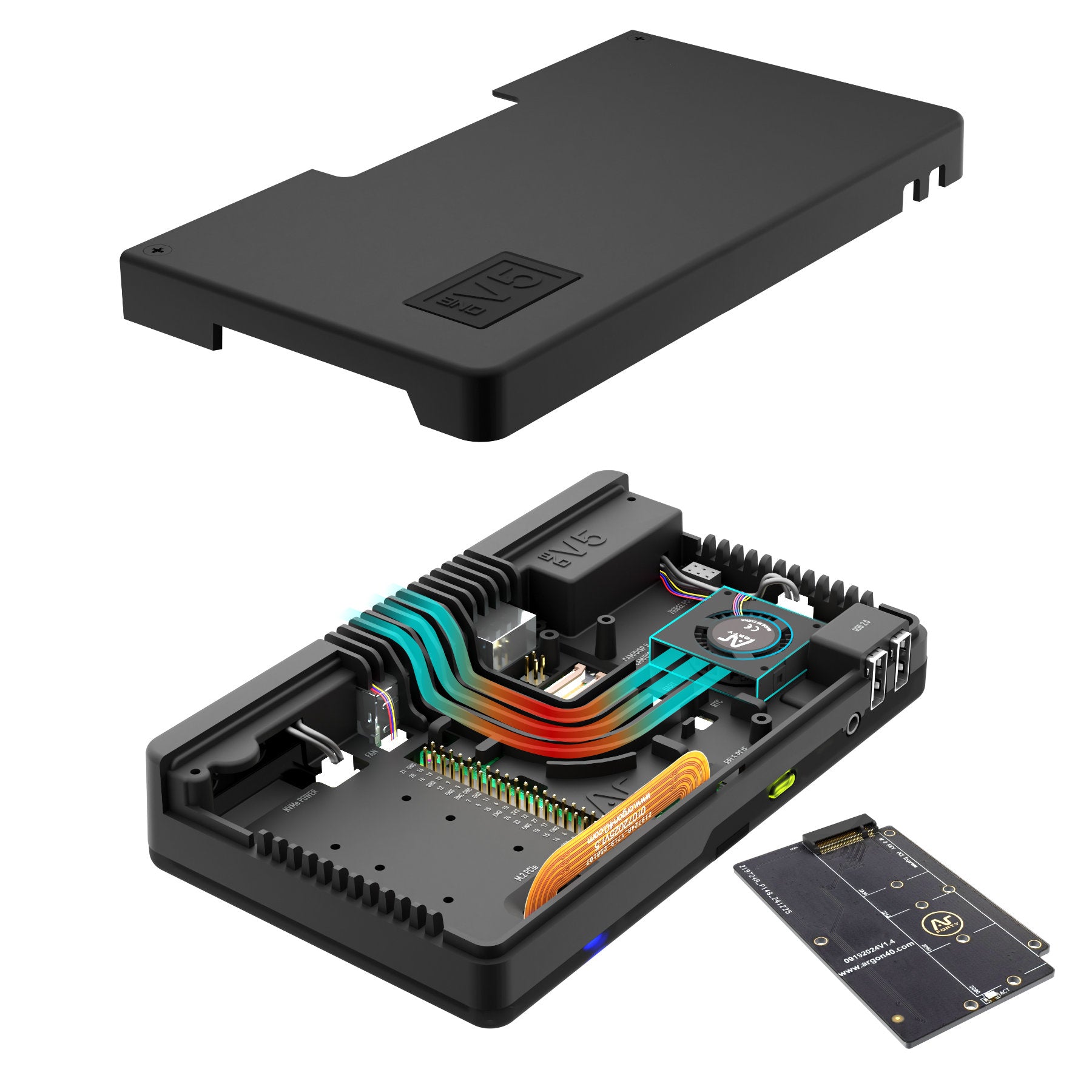 Argon ONE V5 M.2 Case for Raspberry Pi 5 – Argon 40 Designs
