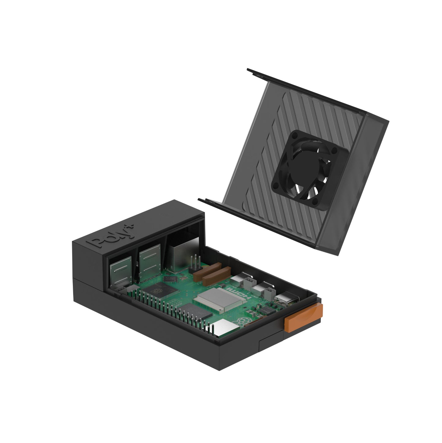 Argon Poly+5 Case with 30mm PWM Fan