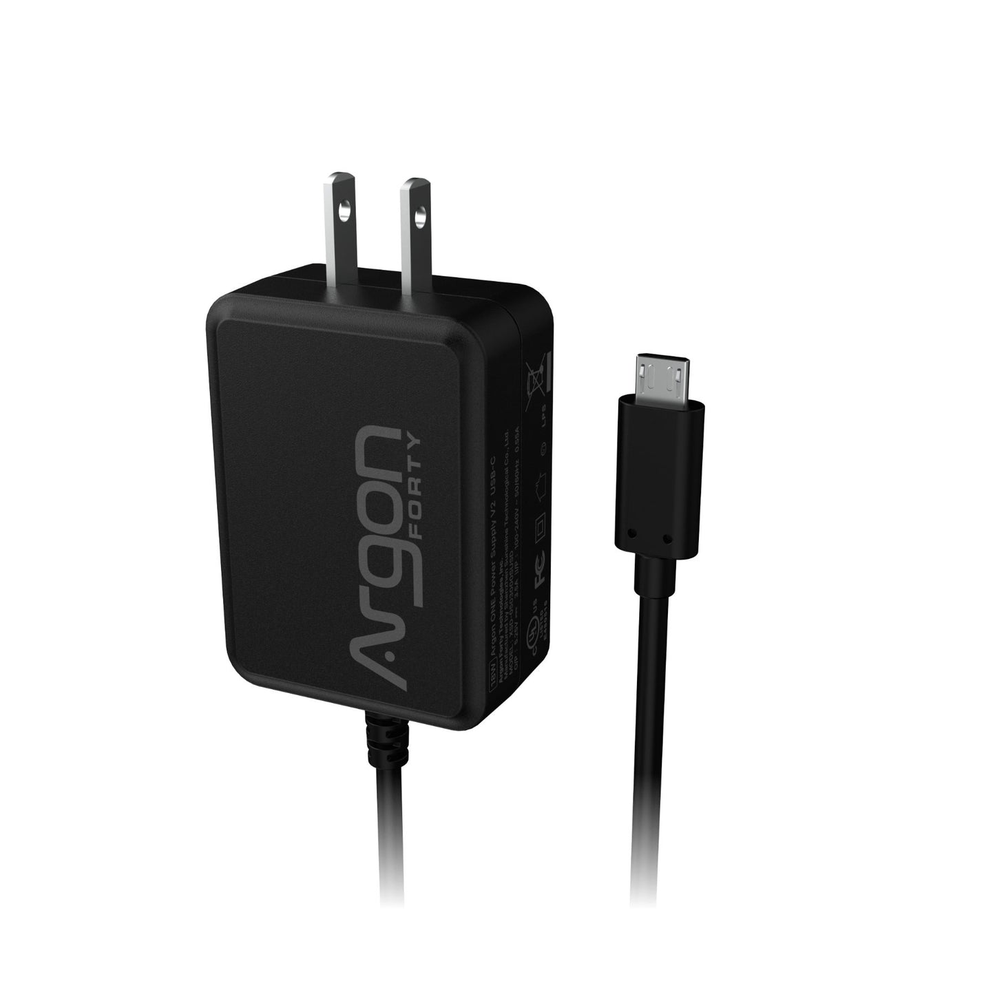 Argon Micro USB Power Supply 15 Watts 5 Volts