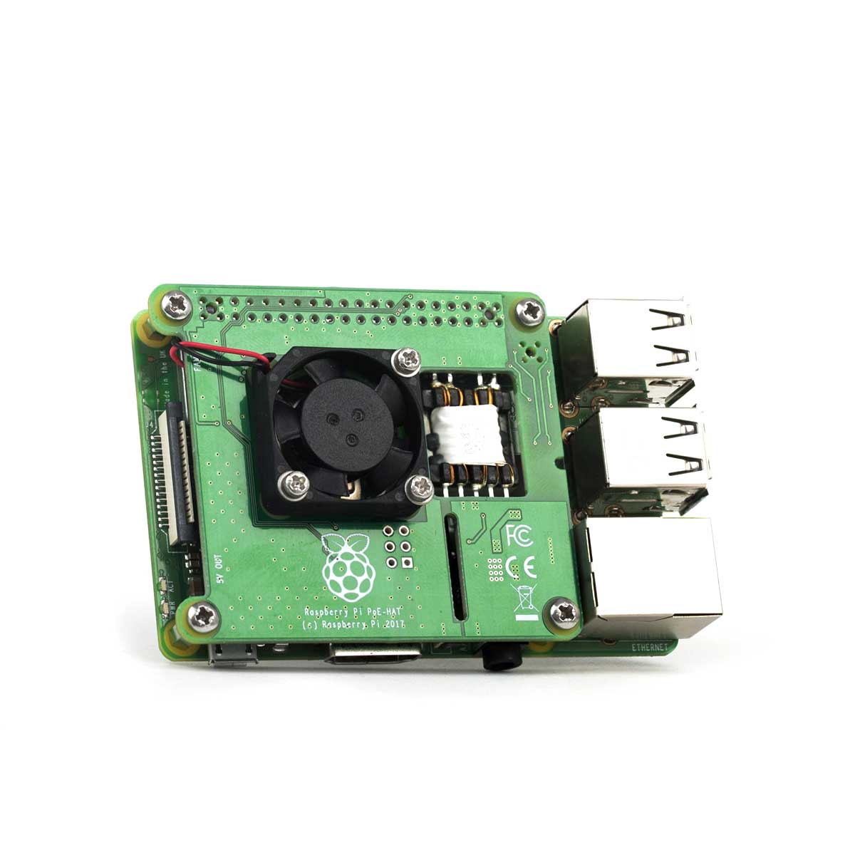 Raspberry Pi Power Over Ethernet HAT