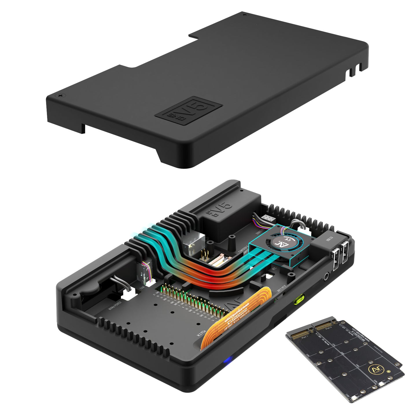Argon ONE V5 Dual M.2 NVME Case for Raspberry Pi 5