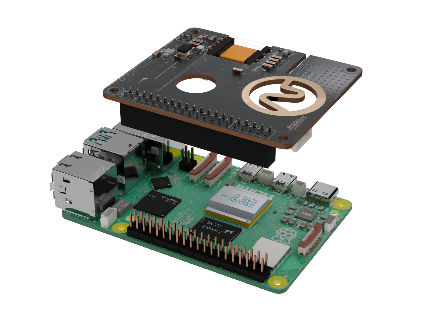 Argon Industria PoE+ HAT